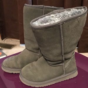 Gray Ugg Tall Boots